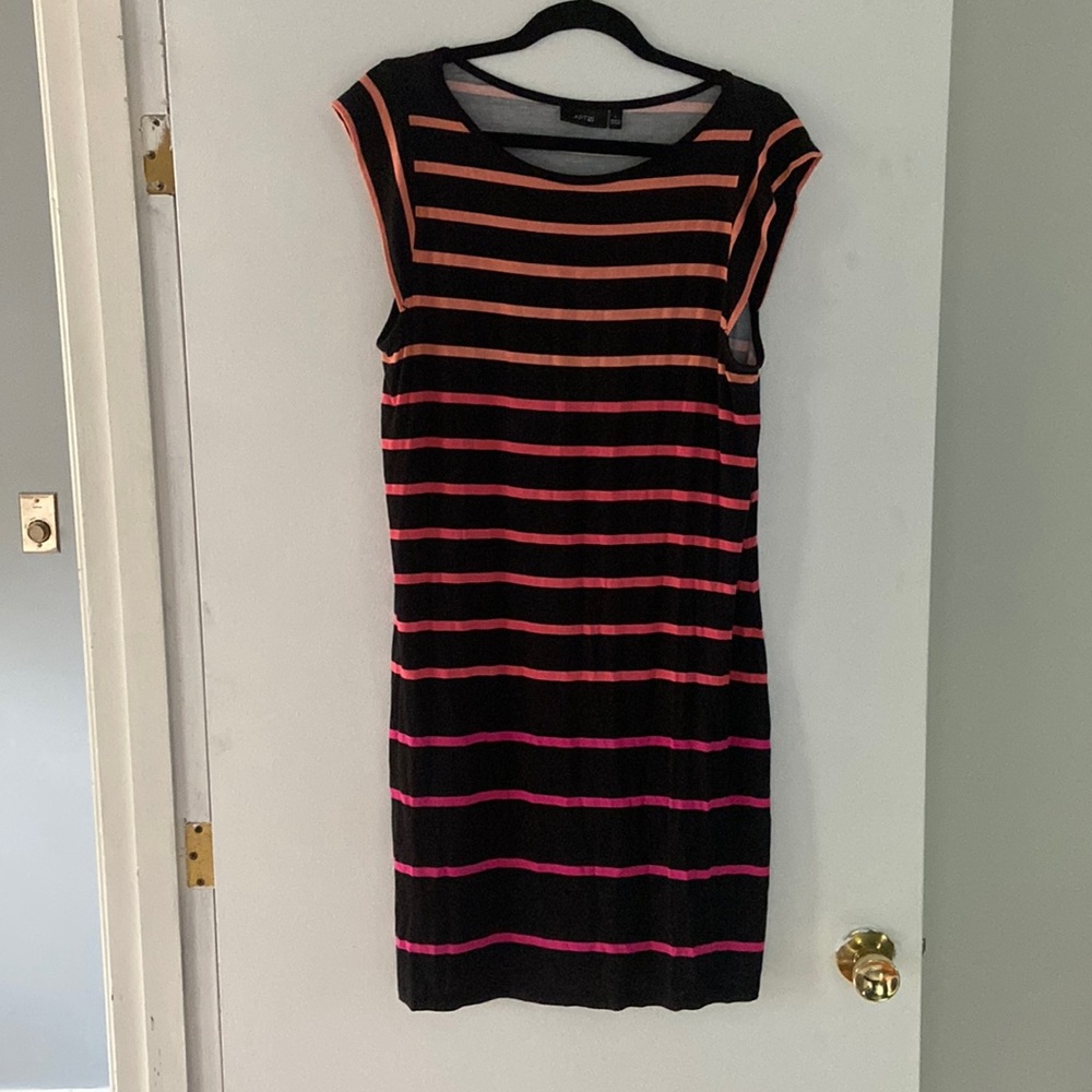 Apt9 size large, fitted dress.